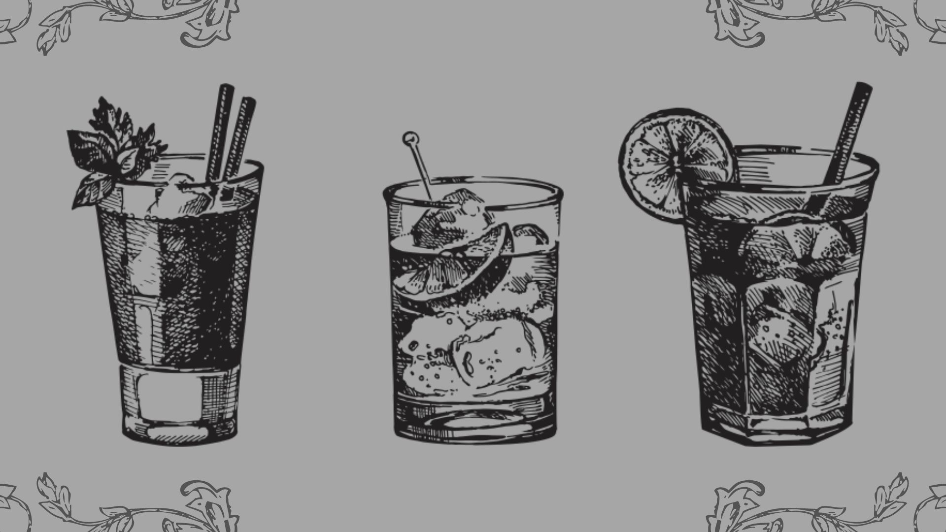 Art of Three Cocktails