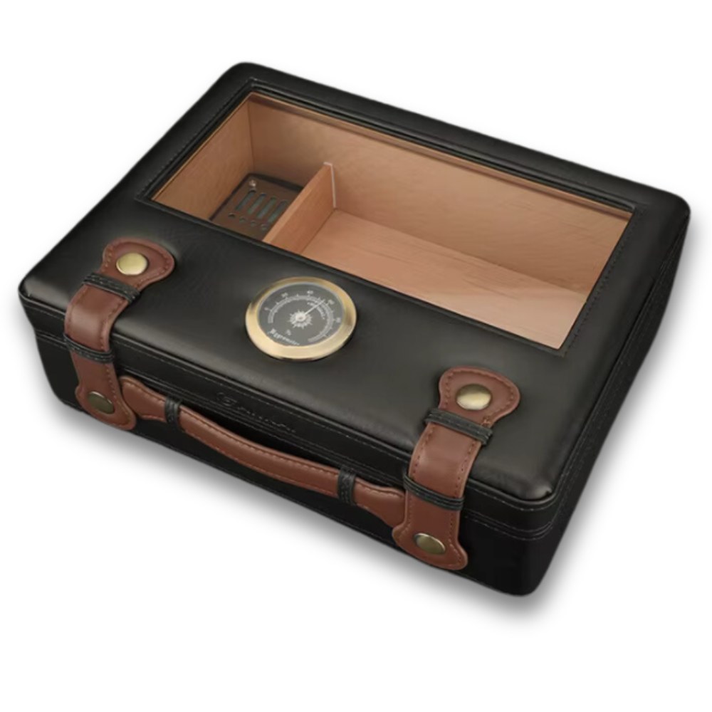 Glass Display Humidor Suitcase - Image 2